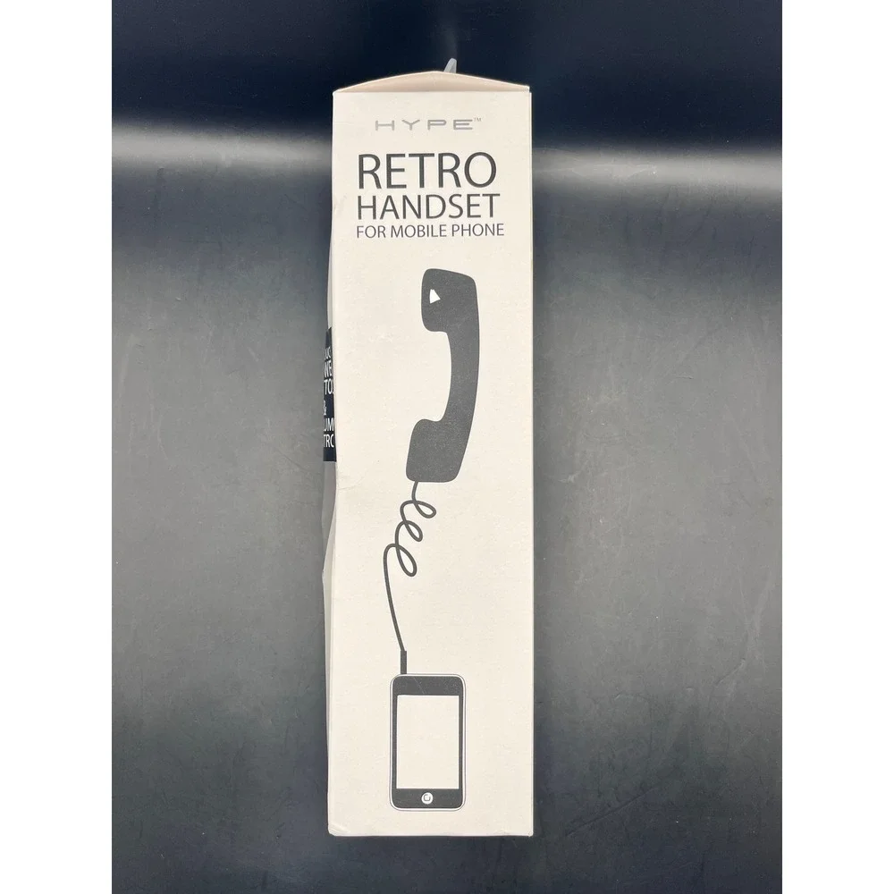 HYPE Retro Handset For Mobile Phone Vintage Style 3.5mm Jack Noise Reduction NIB